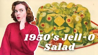 How To Make 1950s JellO Salad [upl. by Garratt]