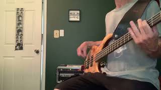 Peter Gabriel  Shock The Monkey Bass Cover [upl. by Nomra330]