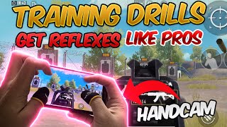 This Training Drills Will Improve Your Reflexes And Aim PUBG MOBILE Handcam [upl. by Eiramlirpa]