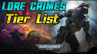 HALO HOT TAKES  LOREMASTER TIER LISTS  Lorecrimes Podcast [upl. by Domela]