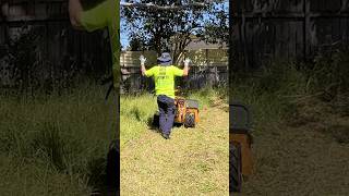 Trying to destroy a 15000 Lawn Mower [upl. by Meluhs]