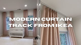 IKEA VIDGA  MODERN CURTAIN TRACK SYSTEM [upl. by Annavahs]