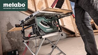 Metabo Table Saw TS 254 M [upl. by Wynnie]