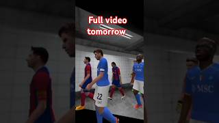 Barcelona vs Napoli full video tomorrow subscribe 100kviewers 100ksubcribers [upl. by Tranquada862]