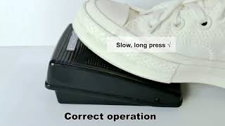 Uten Sewing Machine 2685A How to use the foot controller correctly [upl. by Sokim]