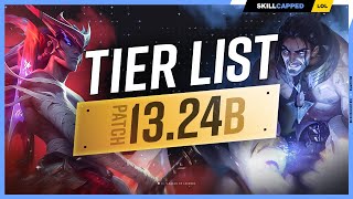 NEW TIER LIST for PATCH 1324B  League of Legends [upl. by Ecyrb370]