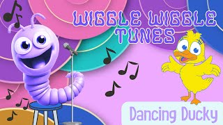 Dancing Ducky  Fun Dance Song for Kids Wiggle Wiggle Tunes [upl. by Milt]