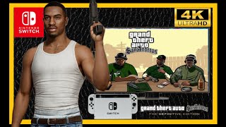 GTA San Andreas  The Definitive Edition Nintendo Switch Oled Gameplay  Dock mode [upl. by Yevrah]