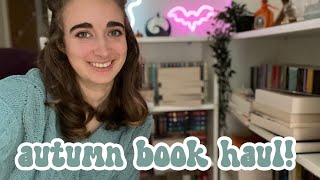 i went book shopping HUGE autumn book haul [upl. by Nwad51]