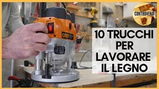 10 Trucchi e consigli per lavorare il LEGNO 3  Lavorazione del legno  Falegnameria [upl. by Koser]