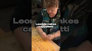 Nonna Leonida makes Cappelletti pasta freshpasta nonna [upl. by Bronnie]