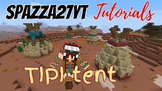 Minecraft Tipi Tent Tutorial [upl. by Kared]