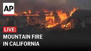 LIVE Mountain Fire in Ventura County California [upl. by Eineeuq]