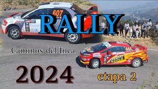 Etapa 2 de Caminos del inca  Rally 2024 huancayo  ayacucho [upl. by Supmart]