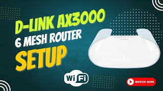 D Link AX3000 6 Mesh Router [upl. by Ahsla]