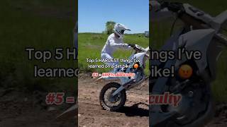 Top 5 most DIFFICULT dirt bike skills [upl. by Htebazileharas303]