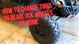 Rc Beadlock Rim Install Guide Gmade 19 and Proline Tires [upl. by Redvers335]