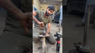 How To Chek Shock alsharifauto mz shani shortvideo catalyticconverter fix avarage Noise [upl. by Nnaassilem]