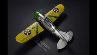 Brewster F2A Buffalo Tamiya 148  Aircraft Model [upl. by Yenahs]