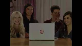 Descendants 2 cast reaction to watching the trailer for first time [upl. by Benildas749]