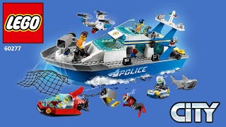 LEGO 60277 City Police Patrol Boat  Set Revealed  2021 [upl. by Kwarteng]