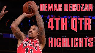 DeMar DeRozan is Mr 4th Quarter in Bulls’ win vs Knicks at MSG  NBA on ESPN [upl. by Aivart]