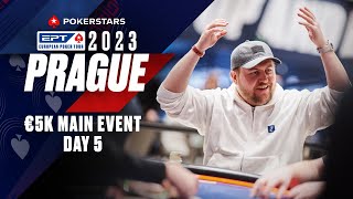 EPT Prague 2023 €5K Main Event  Day 5 Livestream ♠️ PokerStars [upl. by Kannry657]