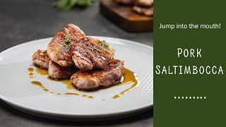 Pork Saltimbocca  Food Channel L  A New Recipe Every Day [upl. by Schuman]