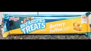 Rice Krispie Treats Buttery Toffee Review [upl. by Bronnie]