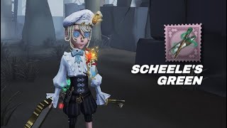 Identity V  Painters New Accessory  Scheeles Green Gameplay [upl. by Kcirdehs]