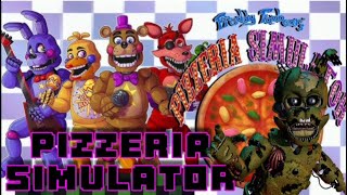 FNAF PIZZERIA SIMULATOR STREAM [upl. by Yemrej]