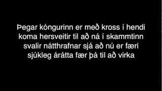 Ásgeir Trausti  Leyndarmál LYRICS [upl. by Anirtep]