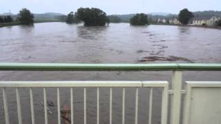 Hochwasser 2013 in Sermuth an der Zwickauer Mulde [upl. by Owiat]