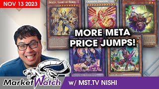 Upcoming Meta Changes Lead to Big Price Jumps YuGiOh Market Watch November 13 2023 [upl. by Jedediah]