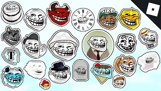 How to get the 219  238 amp 240 TROLLFACE BADGES in FIND THE TROLLFACES  Roblox [upl. by Nesline]