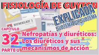 CAP 32 14 Los diuréticos y sus mecanismos de acción l Fisiología de Guyton [upl. by Pierce]