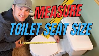 How to Measure Toilet Seat Size [upl. by Collimore]