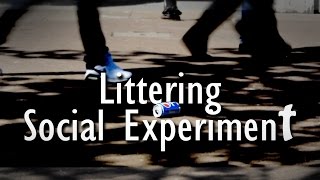 AntiLittering Campaign  Social Experiment [upl. by Tybi]