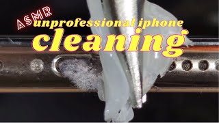 Unprofessional Methods for Cleaning Charging Port Audio jack and Speaker  Dont try this at home [upl. by Makell]