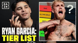 Ryan Garcias Boxing Tier List [upl. by Anomar886]