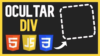 👉 Como OCULTAR un DIV con JavaScript RÁPIDO 😱 [upl. by Azeel]