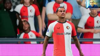 Feyenoord  Fortuna My reactions and comments gameplay EA Sports FC 25 [upl. by Maroj]