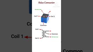 Relay connection  shorts relay electroniccomponents rahulkielectronic [upl. by Haliled]