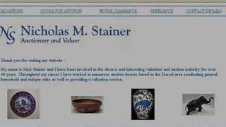 Nick Stainer Freelance Auctioneer Valuer in Dorset UK [upl. by Drawe]