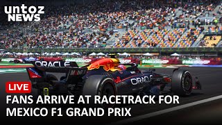 LIVE Fans arrive at racetrack for Mexico F1 Grand Prix [upl. by Haik]