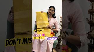 Sailaja silks new live video saree festival sale shorts party [upl. by Selegna919]