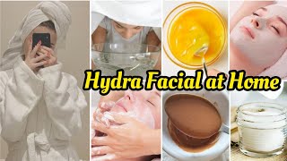 DIY quotHYDRA GLOW FACIALquot For Glowing Bright and Younger Looking Skin💓  DIY Hydra Facial at Home [upl. by Wiedmann]