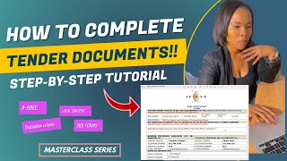 StepbyStep Guide to Completing Tender Documents SBD Forms  uncover secrets to win tenders [upl. by Notxap]