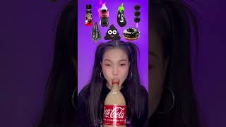 CocaCola Drinking With Mentos 🤪 mukbang challenge cocacola mentos coke food funny [upl. by Lanni430]