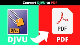 How to convert DJVU to PDF [upl. by Mosira]